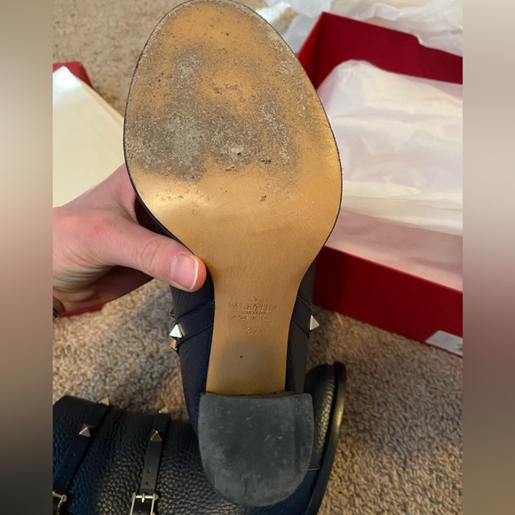 Authentic VALENTINO booties, navy, size 37 - Picture 14 of 16